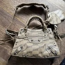 Balenciaga — Balenciaga NEO City Cagole XS BB Monogram Logo — Handbag — resale