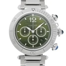 Cartier — Cartier Pasha WSPA0046 ( 4363) 41mm Stainless Steel Green #WW1482 — Watch — resale