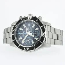 Breitling — Breitling Superocean II Chronograph Blue & Black Dial Stainless Steel A13341 — Watch — resale