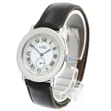 Cartier — Cartier Mast II Ronde W1006718 32mm SV925 White Dial Small Second Quartz #C511 — Watch — resale