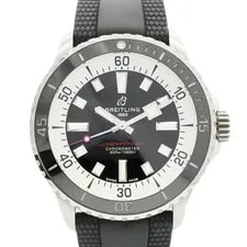 Breitling — Breitling Superocean A17375 Black Dial GZl1g9yf — Watch — resale