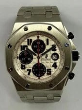 Audemars Piguet — Audemars Piguet Royal Oak Offshore 26170ST Panda 42mm Steel Bracelet Box Manual — Watch — resale