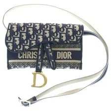 Dior — Christian Dior Embroidery Saddle Slim — Handbag — resale
