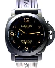Panerai — Panerai PAM01441 Luminor GMT Full Numerical Dial. Full Set 3 OEM Straps 2 Clasps — Watch — resale