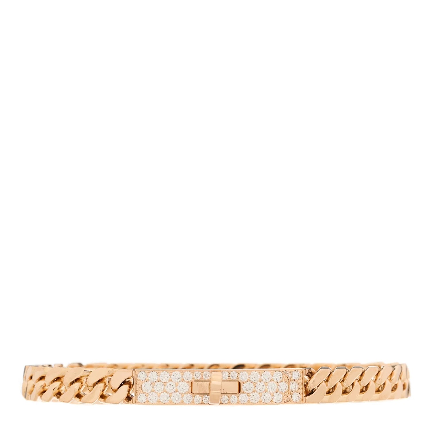 Hermès — 18K Rose Gold Kelly Gourmette — Jewelry — resale