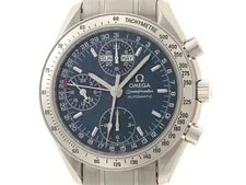 Omega — Omega Speedmaster Day-Date 3523.80 Stainless Steel 39mm Blue Dial #DW1143 — Watch — resale