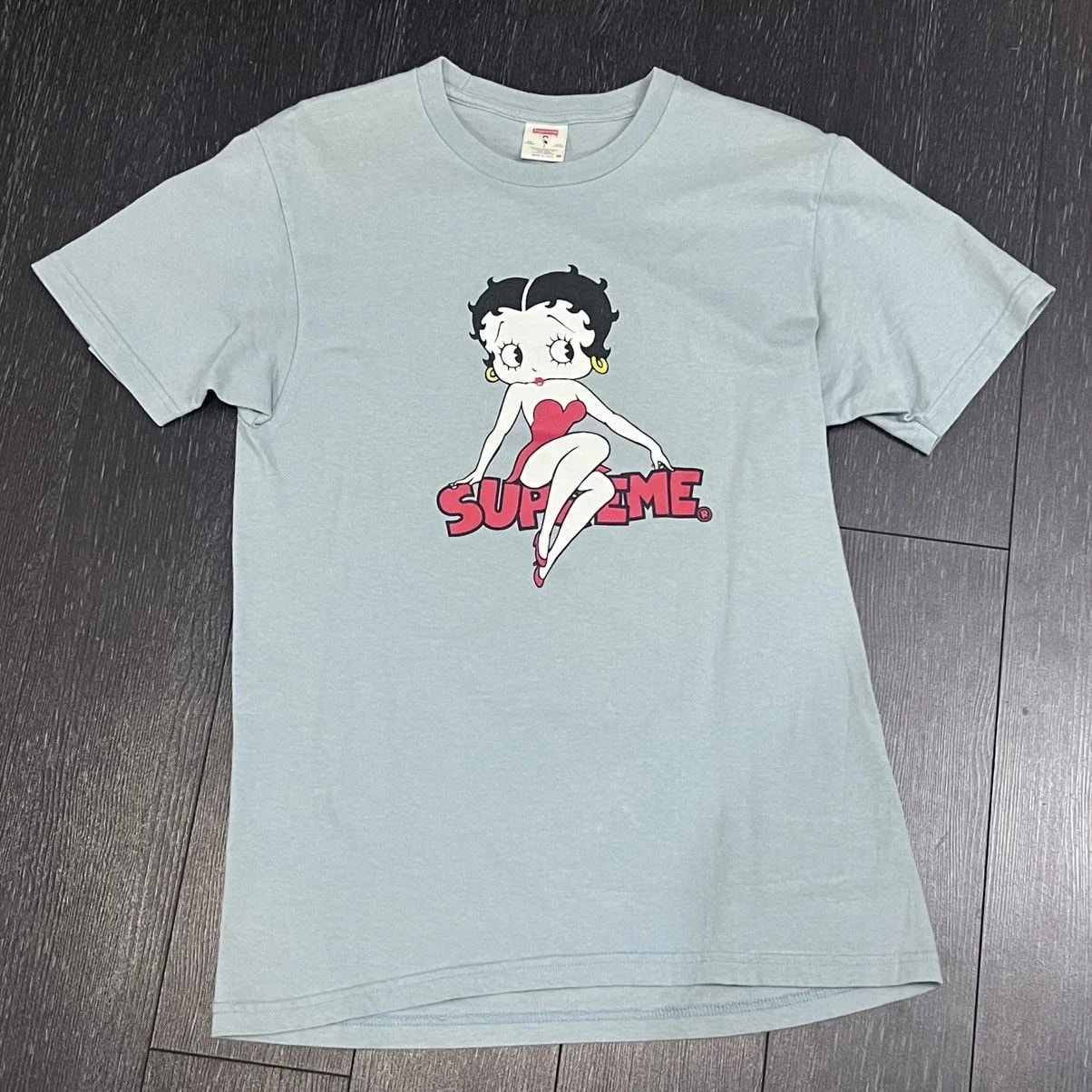Supreme — Supreme Betty Boop Tee T-Shirt Box Logo — streetwear — resale