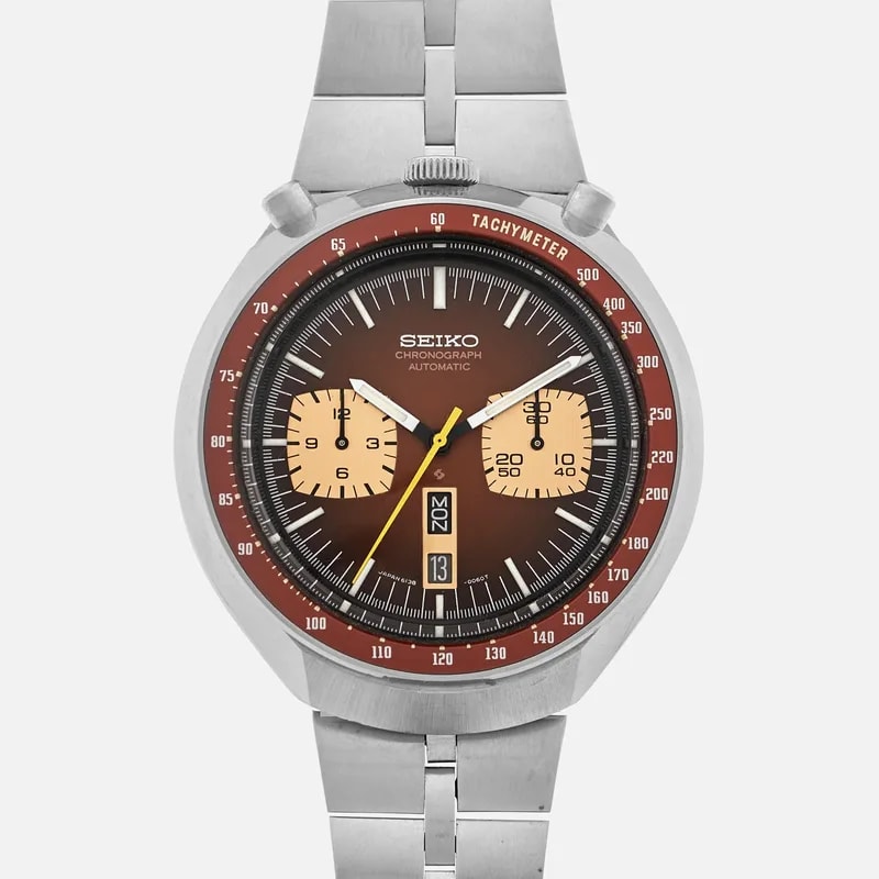 Seiko — 1970s Seiko "Bullhead" Automatic Chronograph Ref. 6138-0060T With Box and Papers — Watch — resale