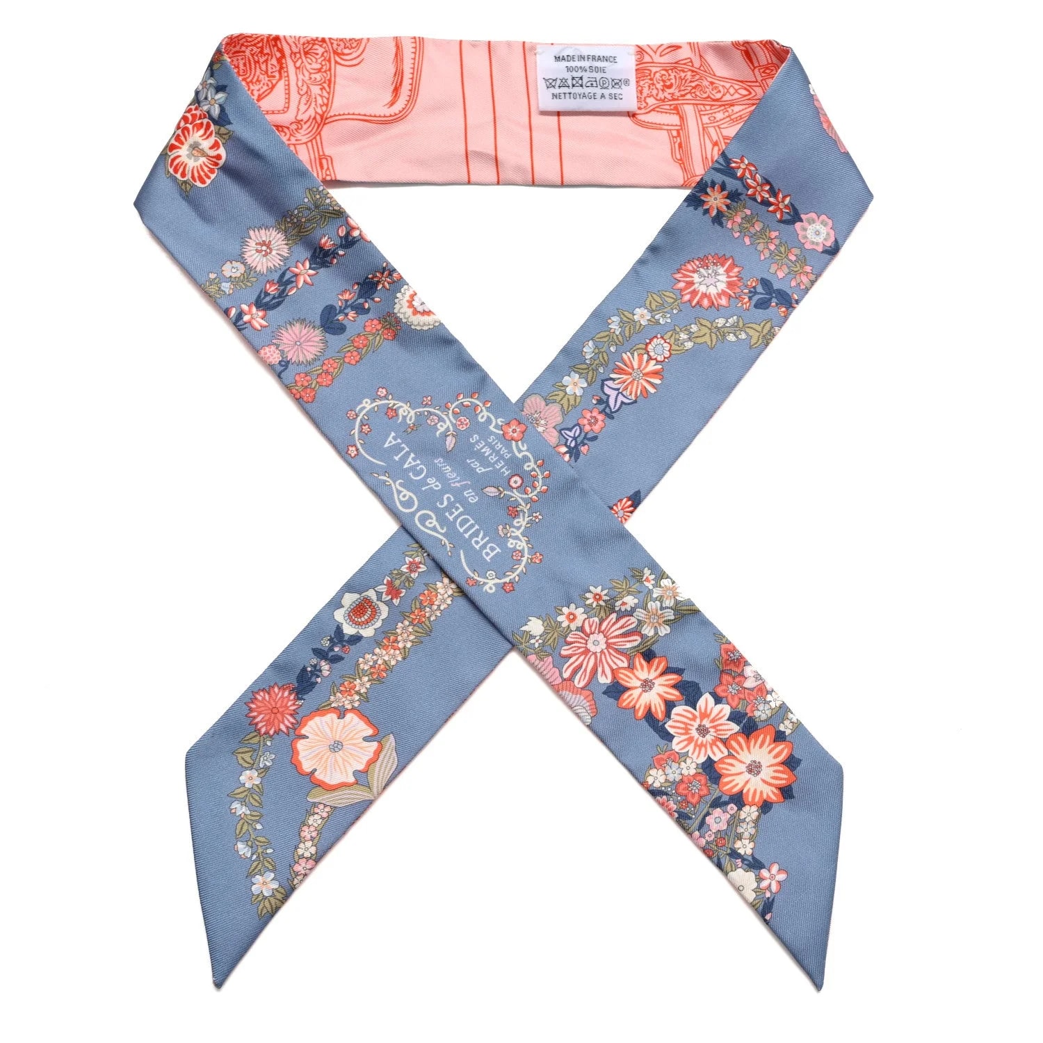 Hermès — Brides de Gala En Fleurs Twilly Jean Saumon — Accessory — resale