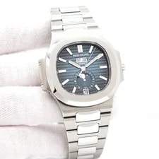 Patek Philippe — Patek Philippe 5726/1A Nautilus Annual Calendar Moonphase With Blue Dial — Watch — resale