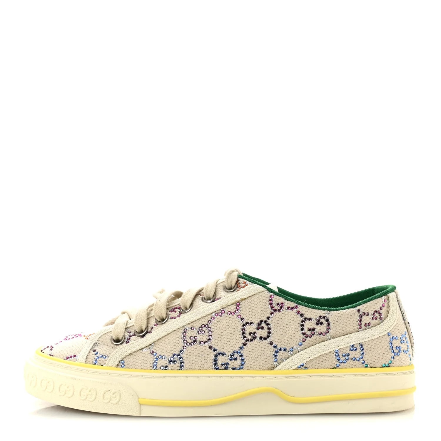 Gucci — Lame GG 1977 Tennis 36 Gardenia Mystic — Sneaker — resale