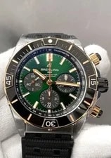 Breitling — Breitling Super Chronomat B01 44mm Green Dial Rubber UB0136251L1S1 — Watch — resale