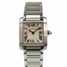 Cartier — Cartier Tank Française Sm W51030Q3 Silver Case Size 19mm #111118 — Watch — resale