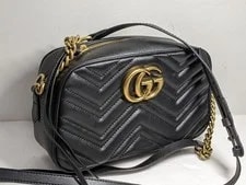 Gucci — Gucci GG Marmont Matelasse Small Camera 447632 Auth — Handbag — resale