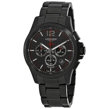 Longines — Conquest V.h.p. Black Carbon Dial Chronograph L3.727.2.66.6 — Watch — resale