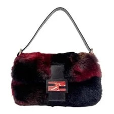 Fendi — Fendi Baguette & Fur — Handbag — resale
