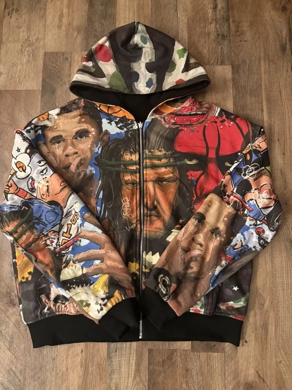 PlusOne x VXMEEE Black Reversible Hoodie — Clothing — resale