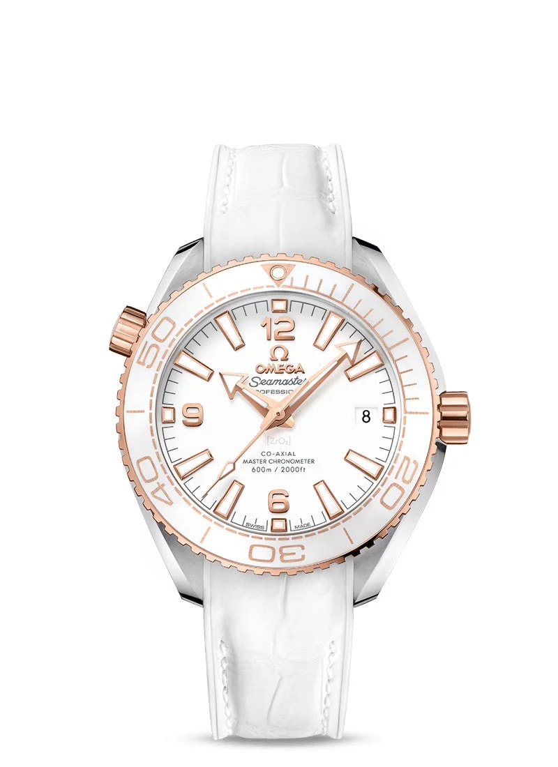 Worldofluxuryus — Omega Seamaster Planet Ocean Co‑Axial Master Chronometer 18K Sedna™ Gold Lady's — Watch — resale