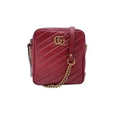 Gucci — Authentic Gucci Diagonal GG Marmont Double Zip Tall Camer... — Handbag — resale