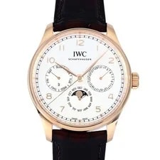 IWC — IWC Portugieser IW344202 Leather 42.4mm Silver Dial Automatic #YKW148 — Watch — resale