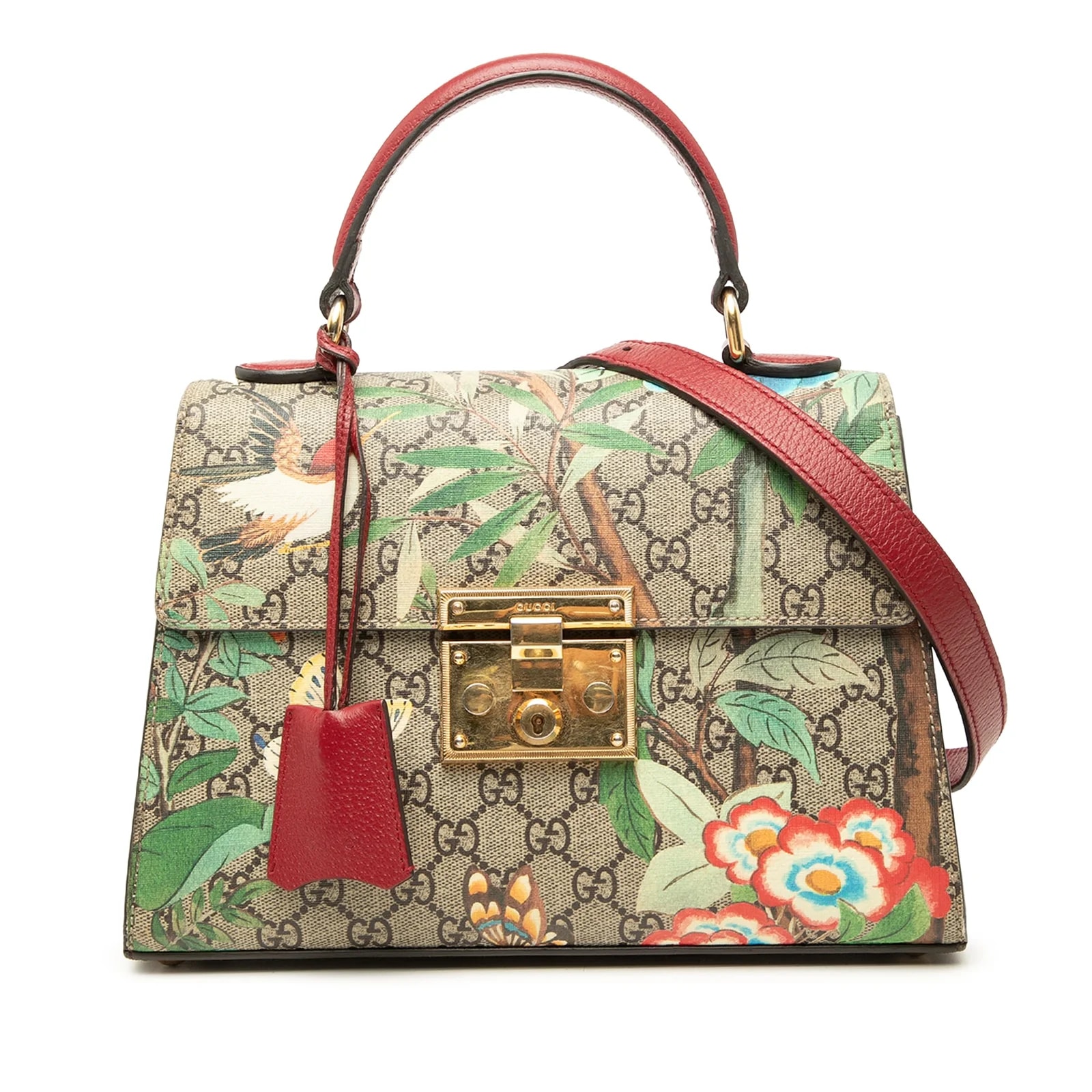 Gucci — Small Tian Padlock Satchel — Handbag — resale