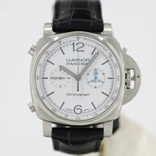 Panerai — Panerai Luminor Chrono 44mm Stainless Steel White Dial PAM01218 — Watch — resale
