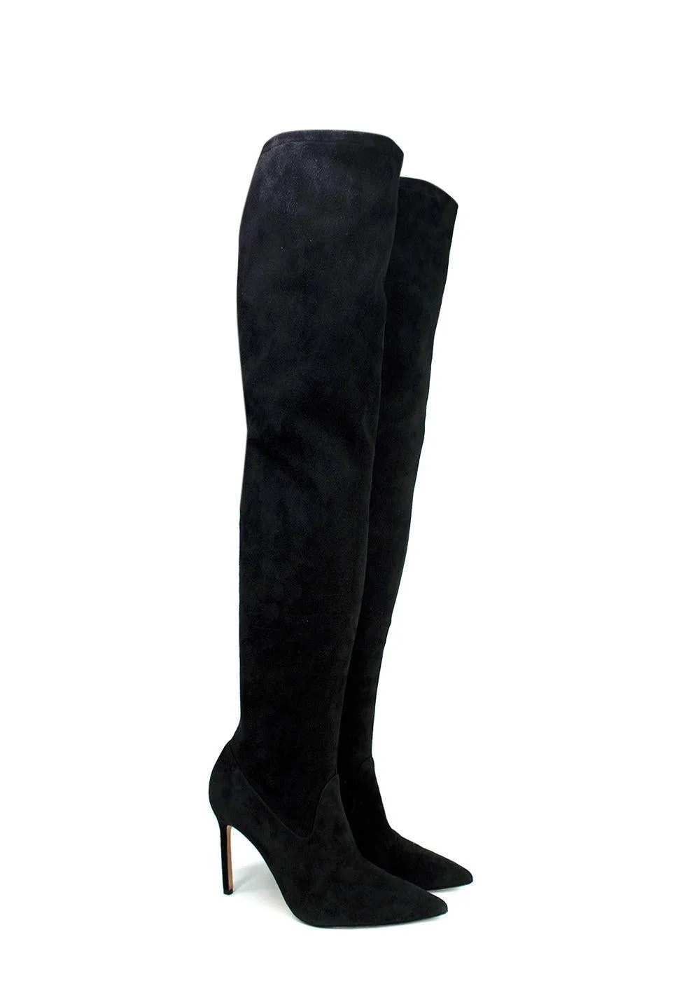Manolo Blahnik — Manolo Blahnik Pascalarhi Thigh High — Designer Shoe — resale