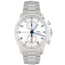IWC — IWC Portugieser Yacht Club Stainless Steel Silver Dial 44.6mm IW390702 — Watch — resale