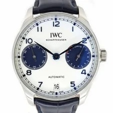 IWC — IWC Portugieser IW500715 42.3mm Stainless Steel White #UW1476 — Watch — resale
