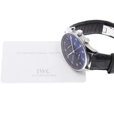 IWC — IWC Portugieser IW371447 41mm SS Black #C19547 — Watch — resale