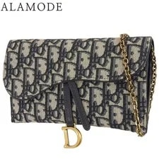 Dior — Christian Dior Saddle Chain Small From Japan — Handbag — resale