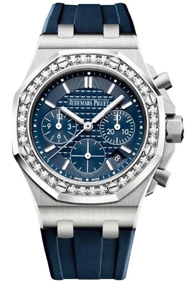 Worldofluxuryus — Audemars Piguet Royal Oak Stainless Steel & Diamonds Lady's — Watch — resale