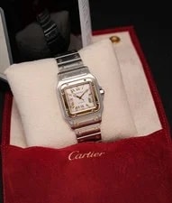 Cartier — Cartier Santos Galbee Automatic Bi Metal 18ct Gold Santos — Watch — resale