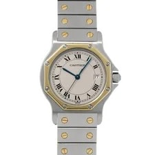 Cartier — Cartier Santos Octagon W2001583 Ivory 717386 — Watch — resale
