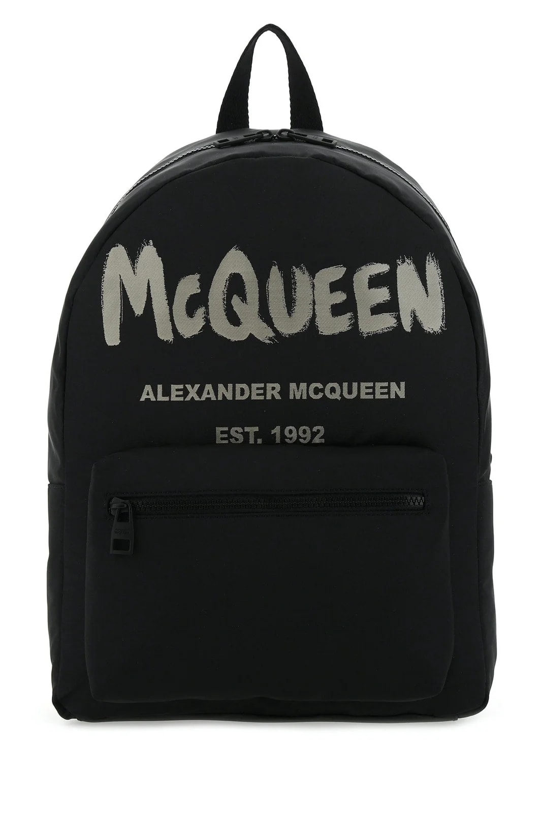 Alexander McQueen — Alexander Mcqueen Logo-Print Backpack — E Poliestere — Handbag — resale
