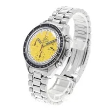 Omega — Omega Speedmaster Racing Schumacher 3510.12 Automatic 39mm Yellow Chronograph — Watch — resale