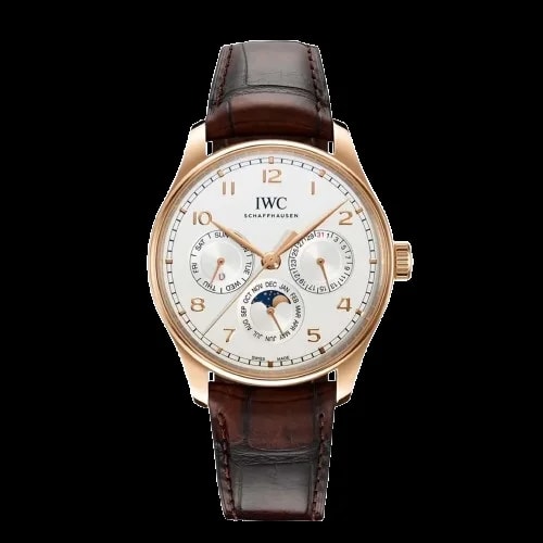 Worldofluxuryus — IWC Portuguese Perpetual Calendar 42 18k Rose Gold ’s — Watch — resale