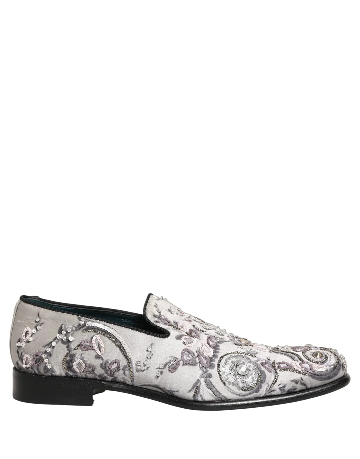 Dolce & Gabbana — Dolce & Gabbana Sequined Formal Slip on — Designer Shoe — resale