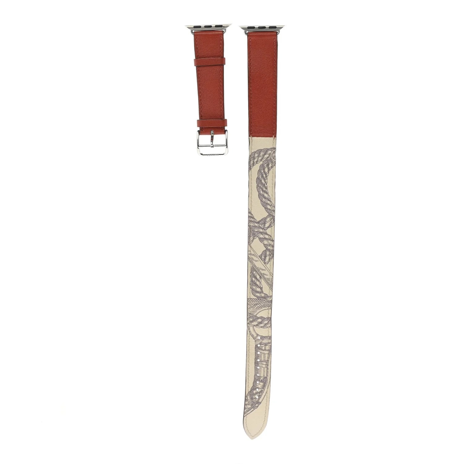 Hermès — Swift Cavalleria Print 40mm Apple Double Tour Strap — Watch — resale