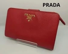 Prada — Excellent Condition Prada Bi Fold Wallet L Zip 1ML225 From Japan — Handbag — resale