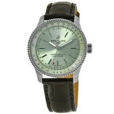 Breitling — New Breitling Navitimer Automatic 35 Green Dial A17395361L1P1 — Watch — resale