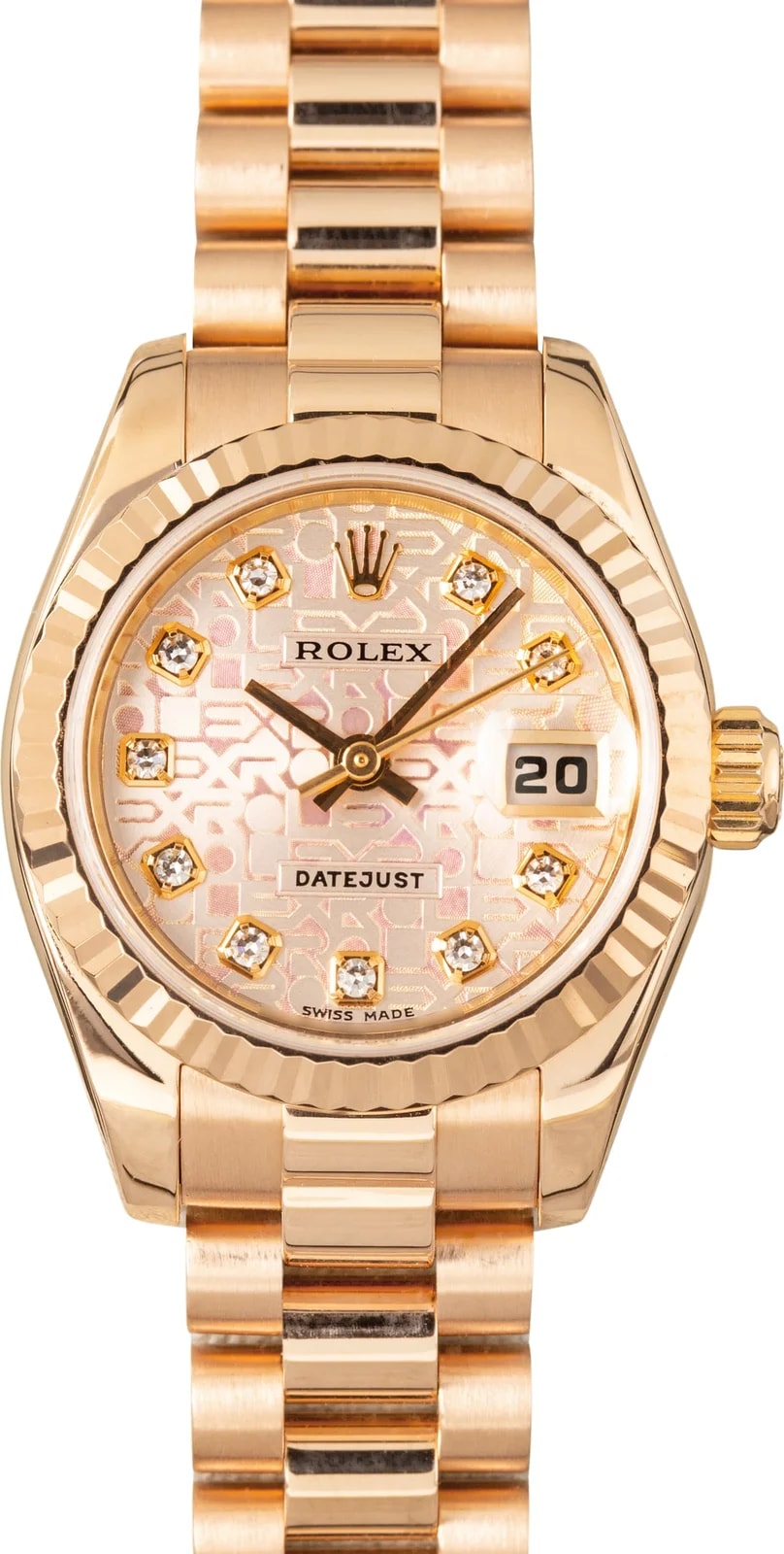 Rolex — Everose Gold Rolex Datejust Ref 179175 Jubilee Dial — Watch — resale