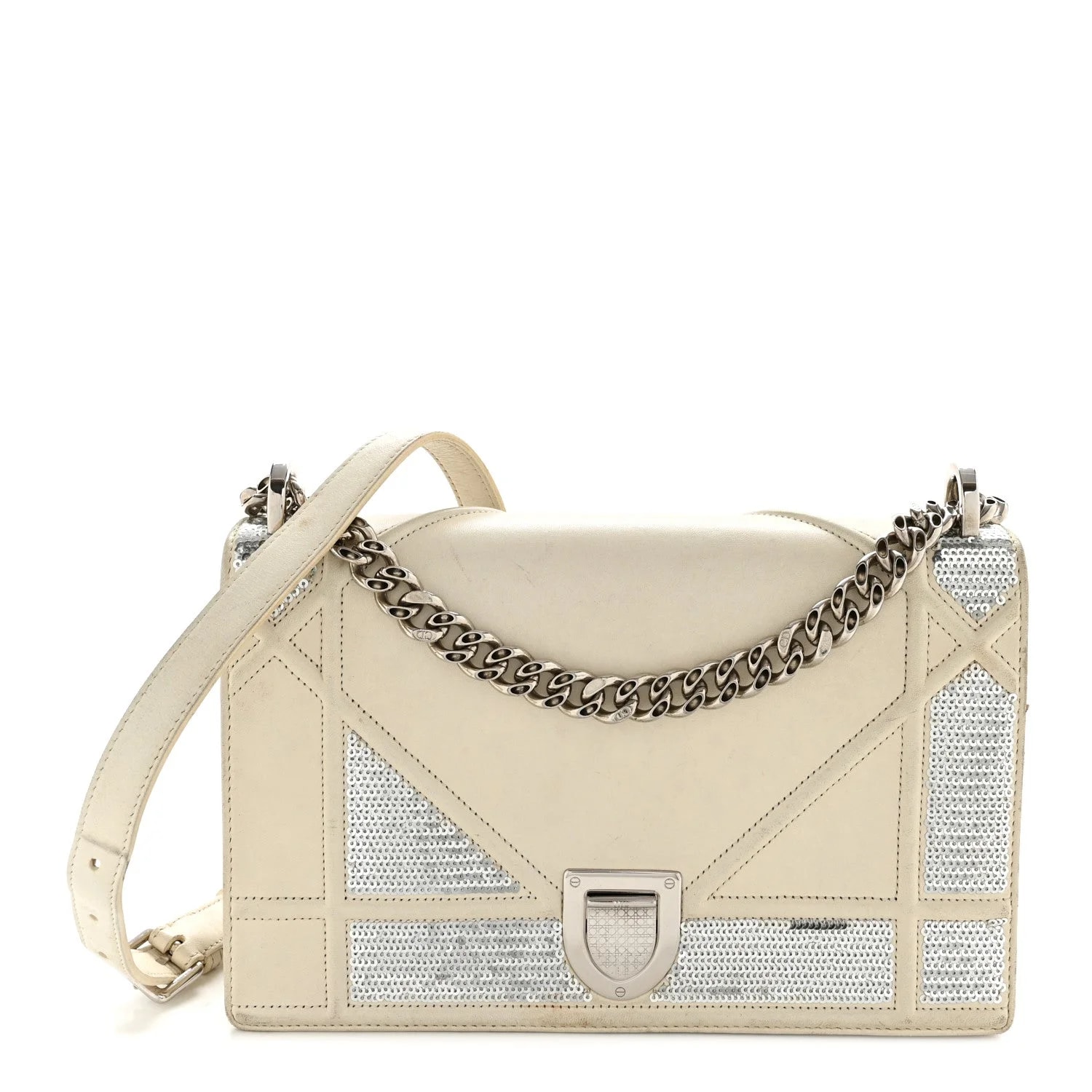 Dior — Sequin Medium Diorama Flap — Handbag — resale