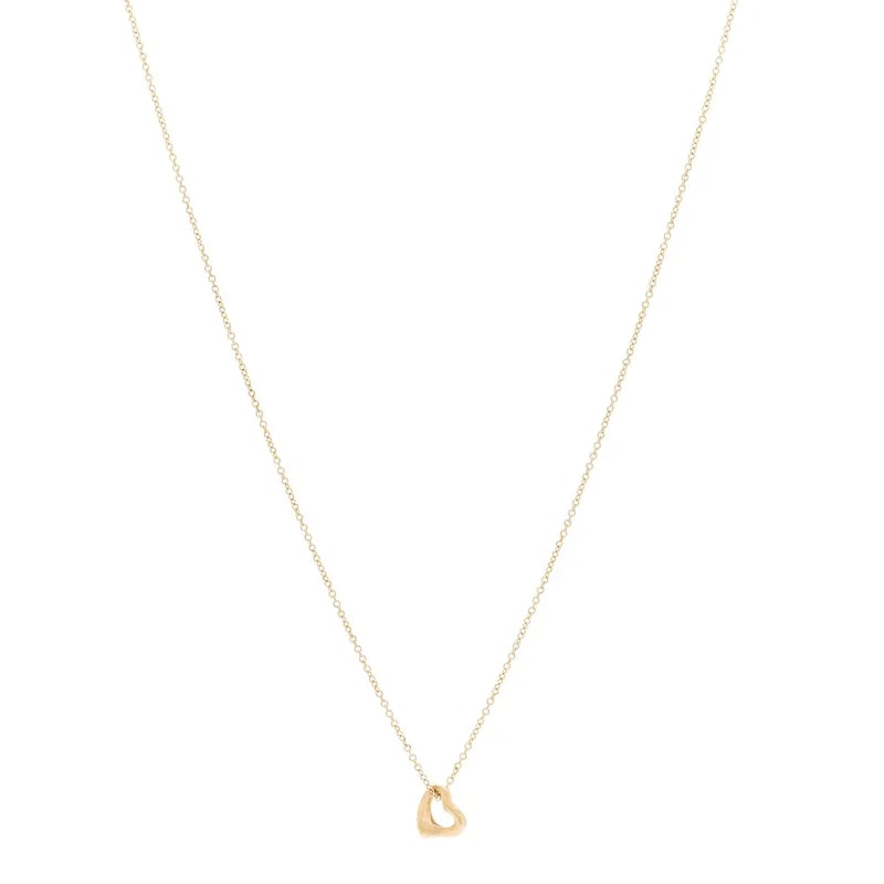 Tiffany & Co. — 18K Yellow Gold 7mm Elsa Peretti Open Heart — Jewelry — resale