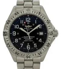 Breitling — Breitling 41mm Super Ocean 1500M Black Dial Automatic ! Ref: A17345! — Watch — resale