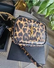 Saint Laurent — Saint Laurent Lou Leopard Chain — Handbag — resale