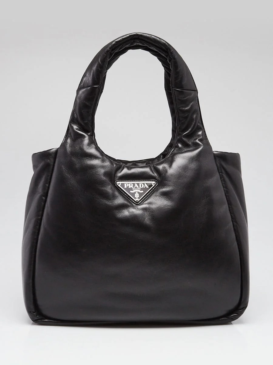 Prada — Prada Padded Triangle Logo - 1BG412 — Handbag — resale