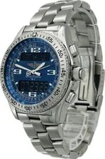Breitling — Breitling B-1 A68362 Blue Dial 43mm Quartz Excellent A7385 — Watch — resale