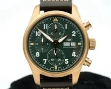 IWC — IWC Pilot Chronograph Bronze Green Dial 41mm - IW387902 — Watch — resale