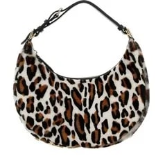 Fendi — Fendi Fendigraphy Lamb Fur Animal Print — Handbag — resale